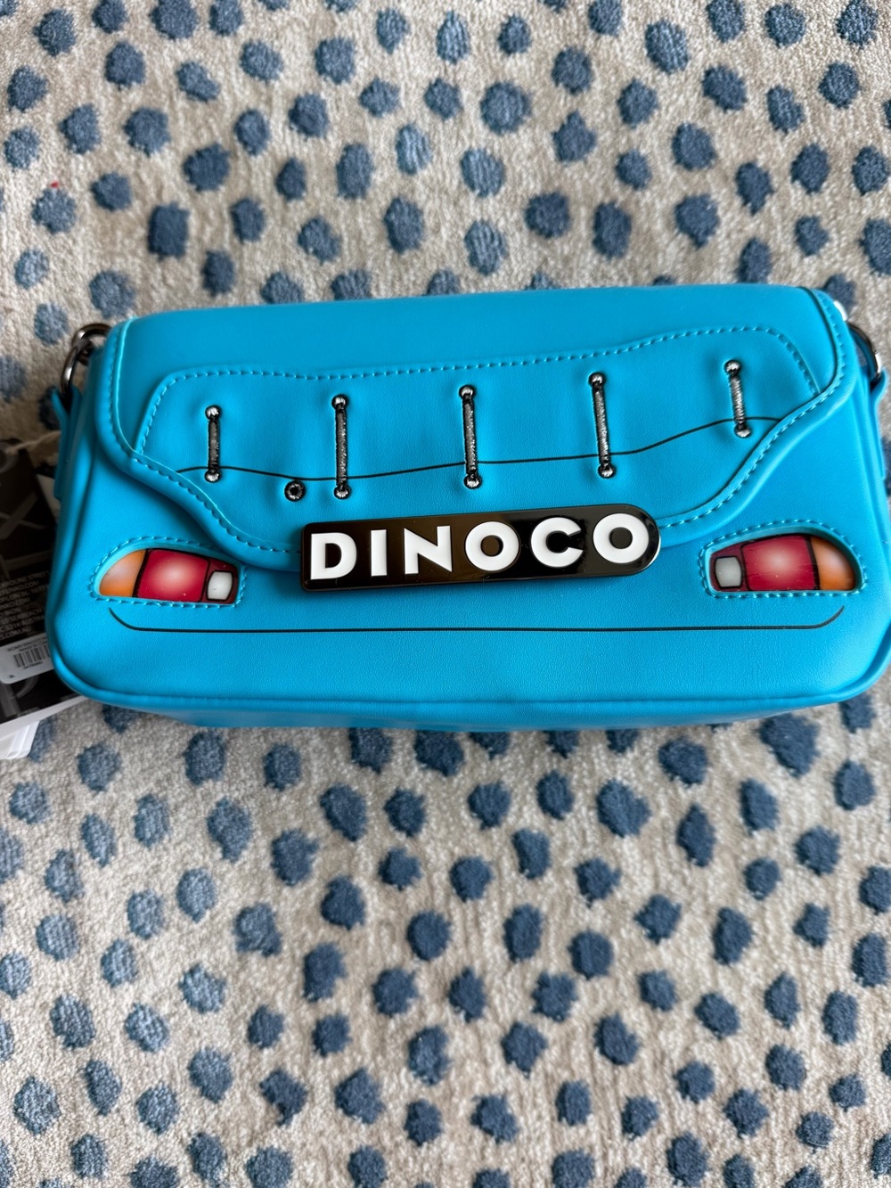 Loungefly Blue Dinoco Crossbody Bag